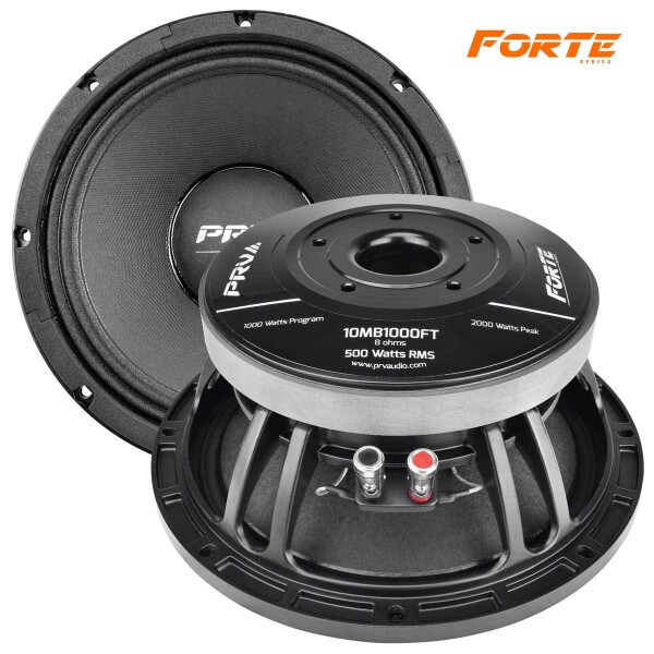 Main product image for PRV Audio 10MB1000FT Forte Series 10" Midbass Speaker 8 Ohm294-3412
